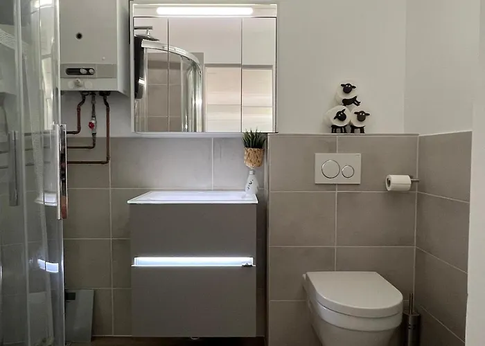 度假居 Idyllisches Im Gruenen Mit Fernblick *